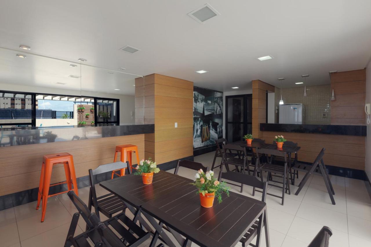 Flat Quarto E Sala C/ Vista Mar Espetacular Daire Maceió Dış mekan fotoğraf